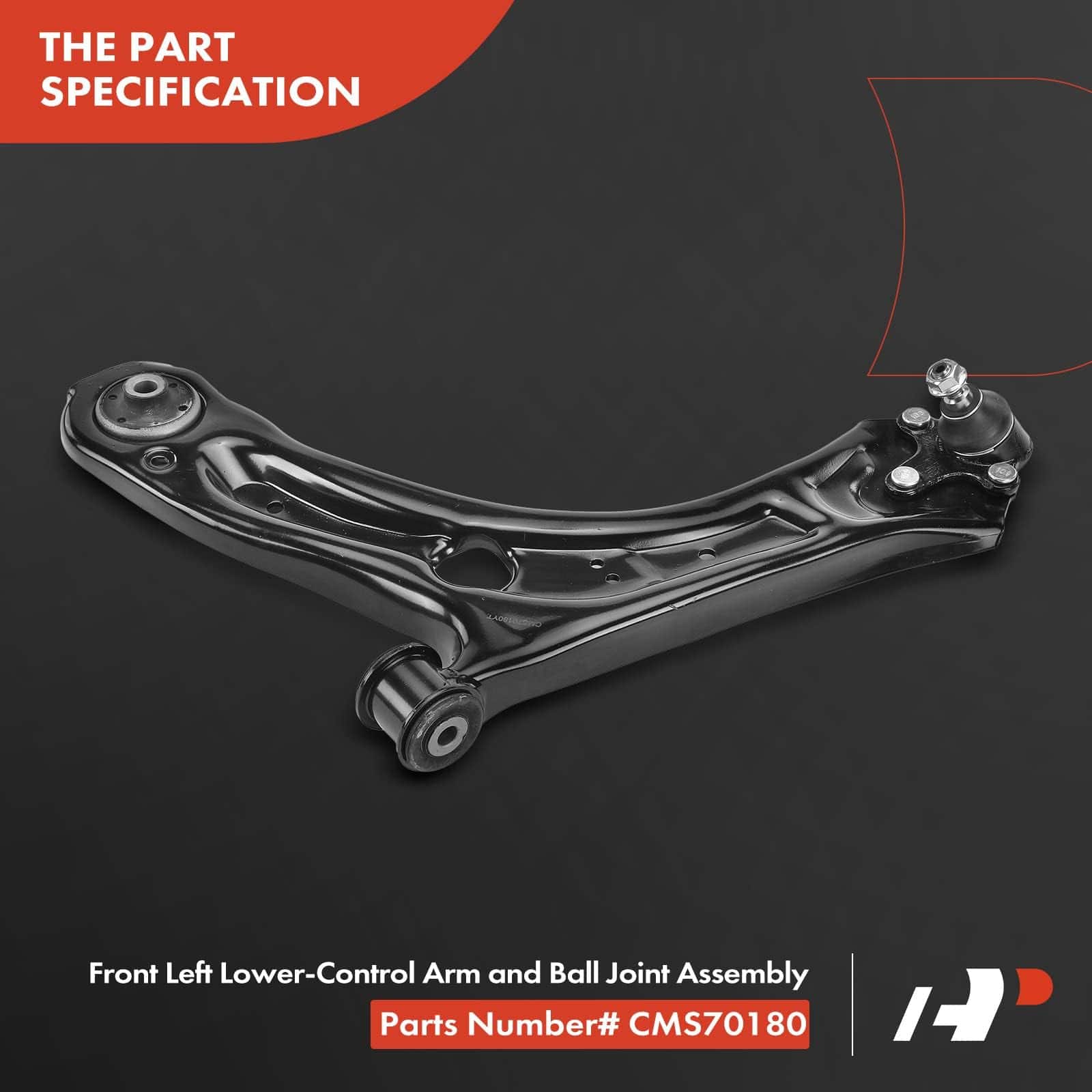 Brazo de control inferior izquierdo A-Premium, con junta de - Imagen 8