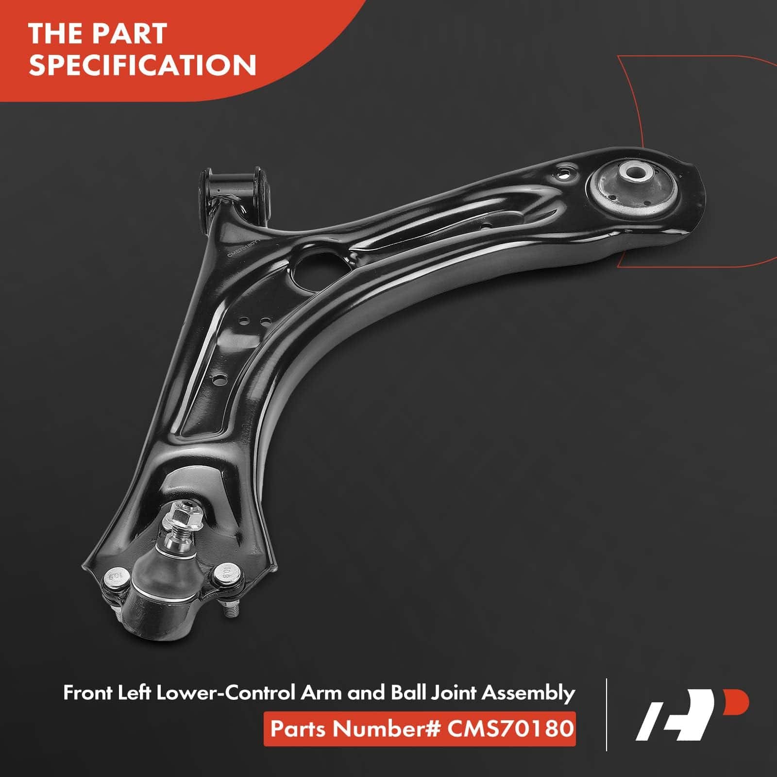 Brazo de control inferior izquierdo A-Premium, con junta de - Imagen 9