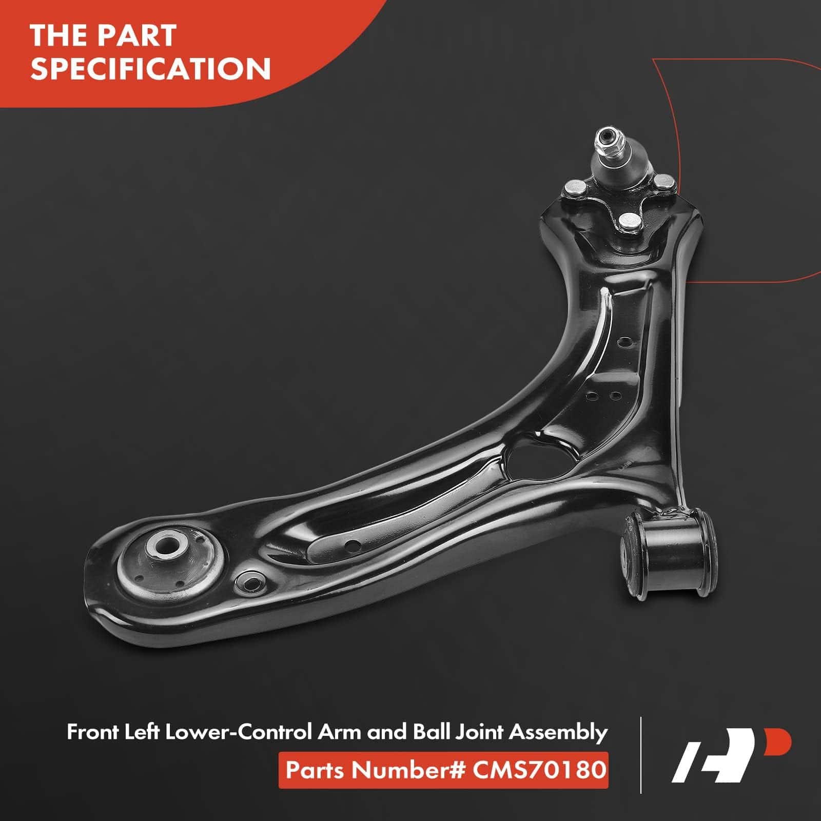 Brazo de control inferior izquierdo A-Premium, con junta de - Imagen 4