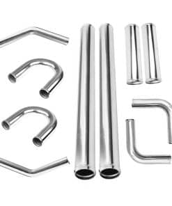 Juego de tuberías de aluminio intercooler de 10 piezas ETL