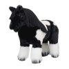 LeMieux Toy Pony Razzle para Niños - Negro Pío - Capa Suave