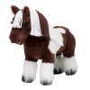 LeMieux Toy Pony Dazzle para Niños - Marrón Skebald -