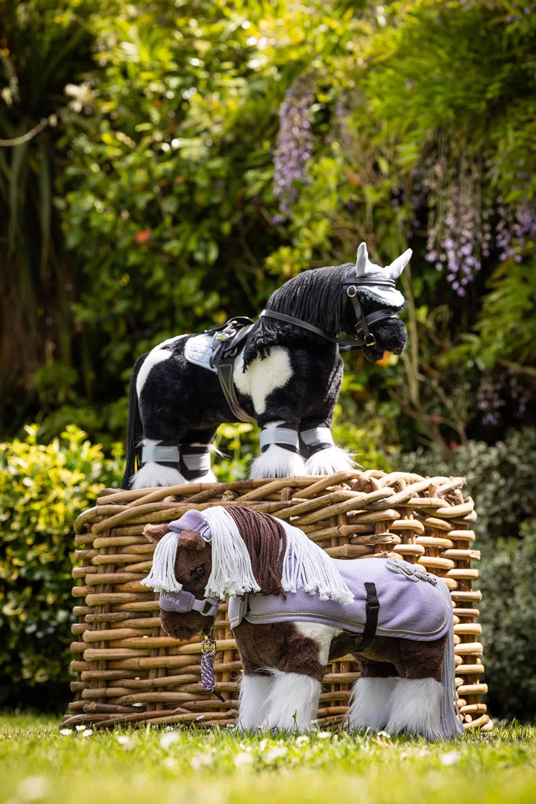 LeMieux Toy Pony Dazzle para Niños - Marrón Skebald - - Imagen 4