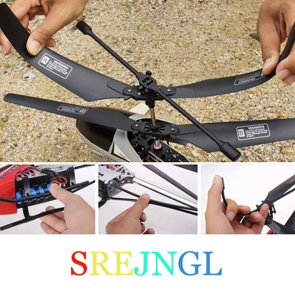 SREJNGL 75cm Gran Avión de Control Remoto 2.4G Anti-caída - Imagen 6