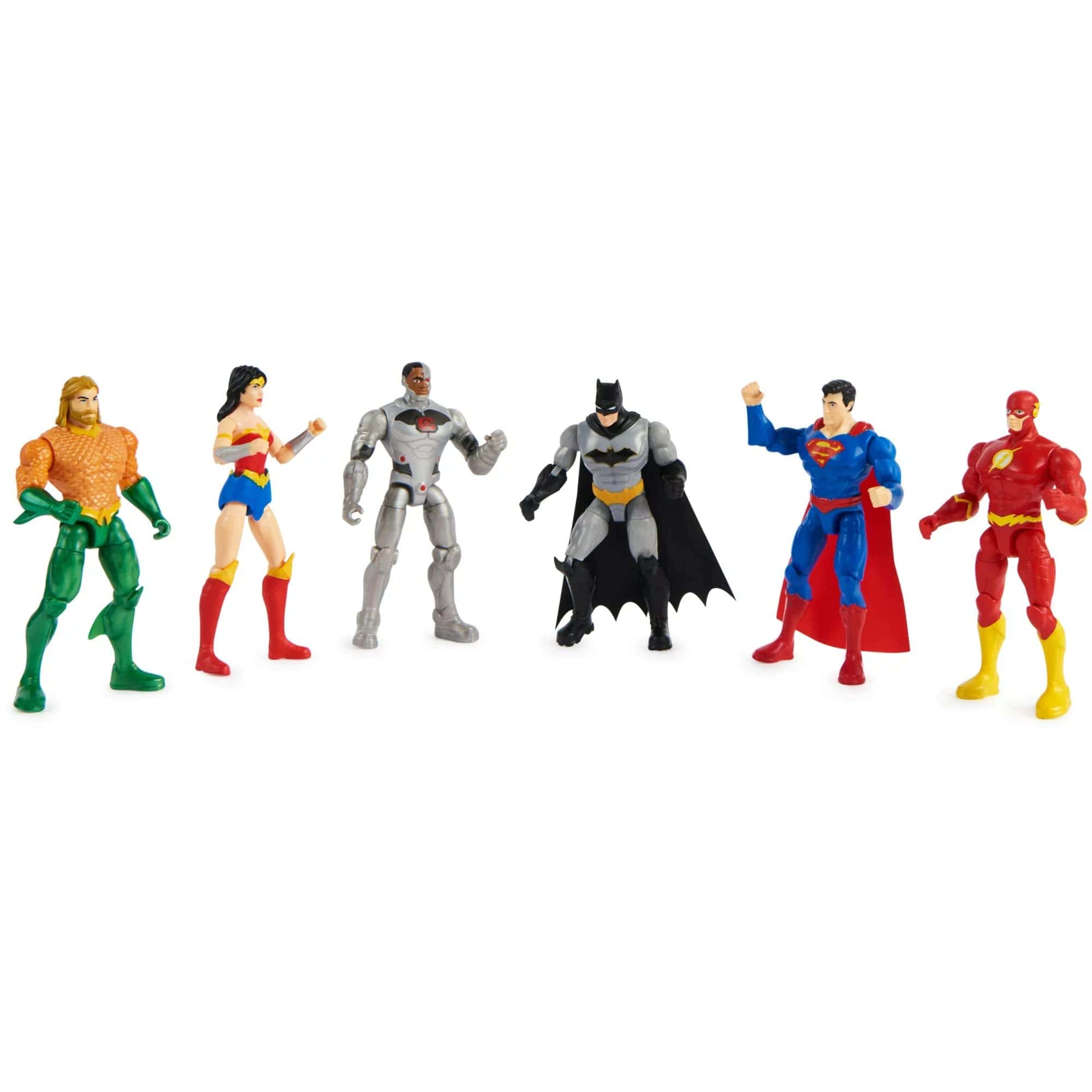 DC Justice League Flash, Cyborg, Superman, Batman, Mujer - Imagen 4