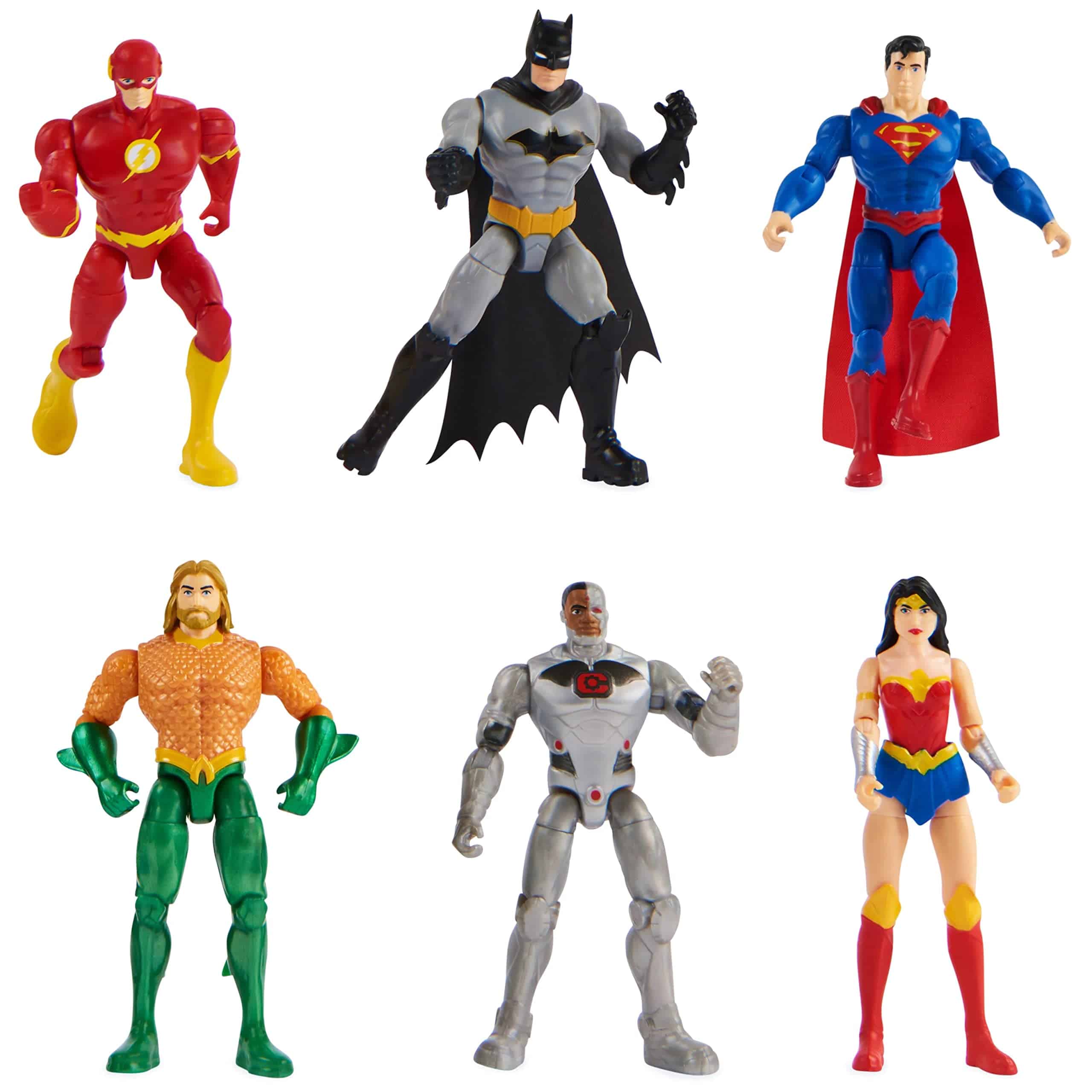 DC Justice League Flash, Cyborg, Superman, Batman, Mujer - Imagen 6