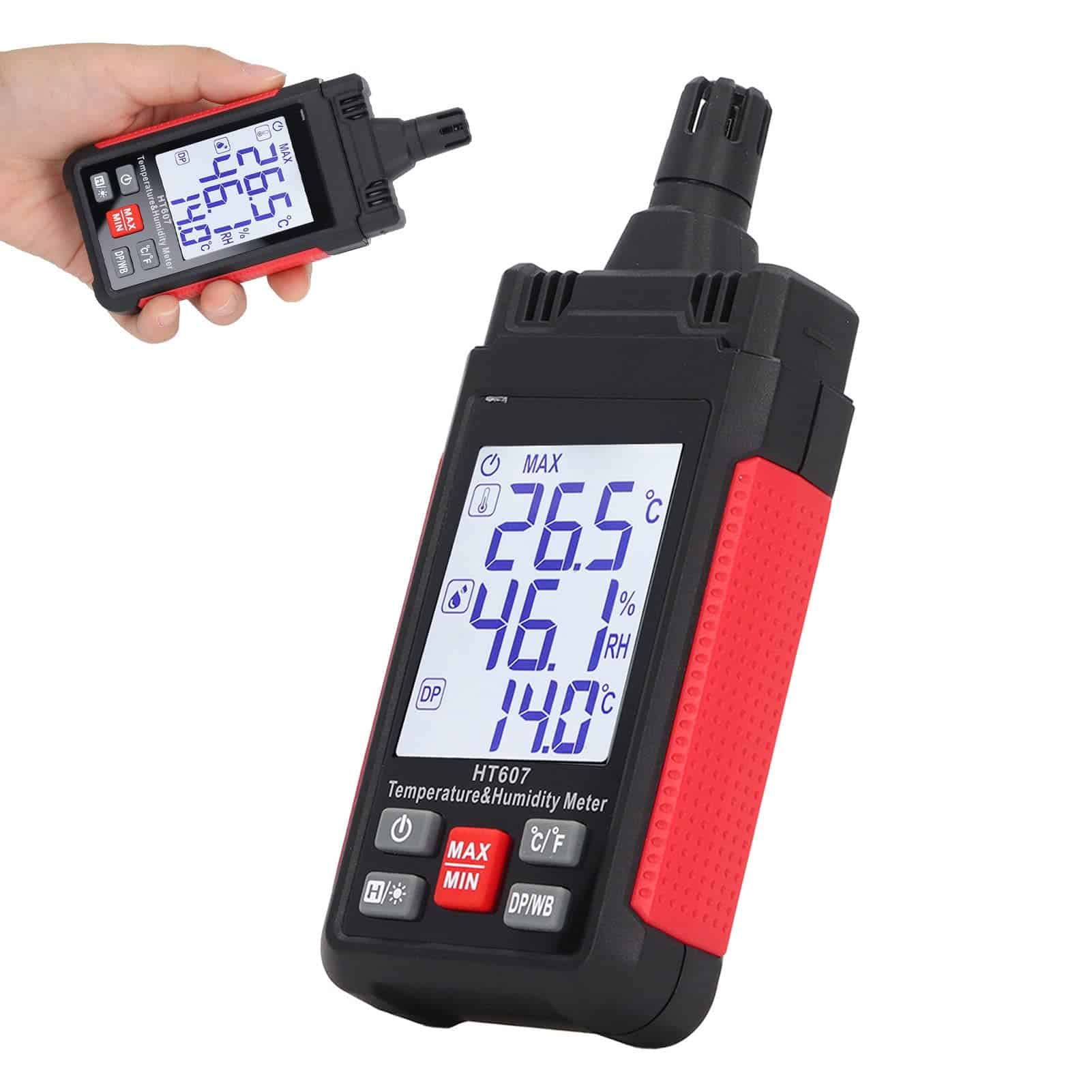 Medidor de Temperatura y Humedad de Mano Kadimendium de - Imagen 7