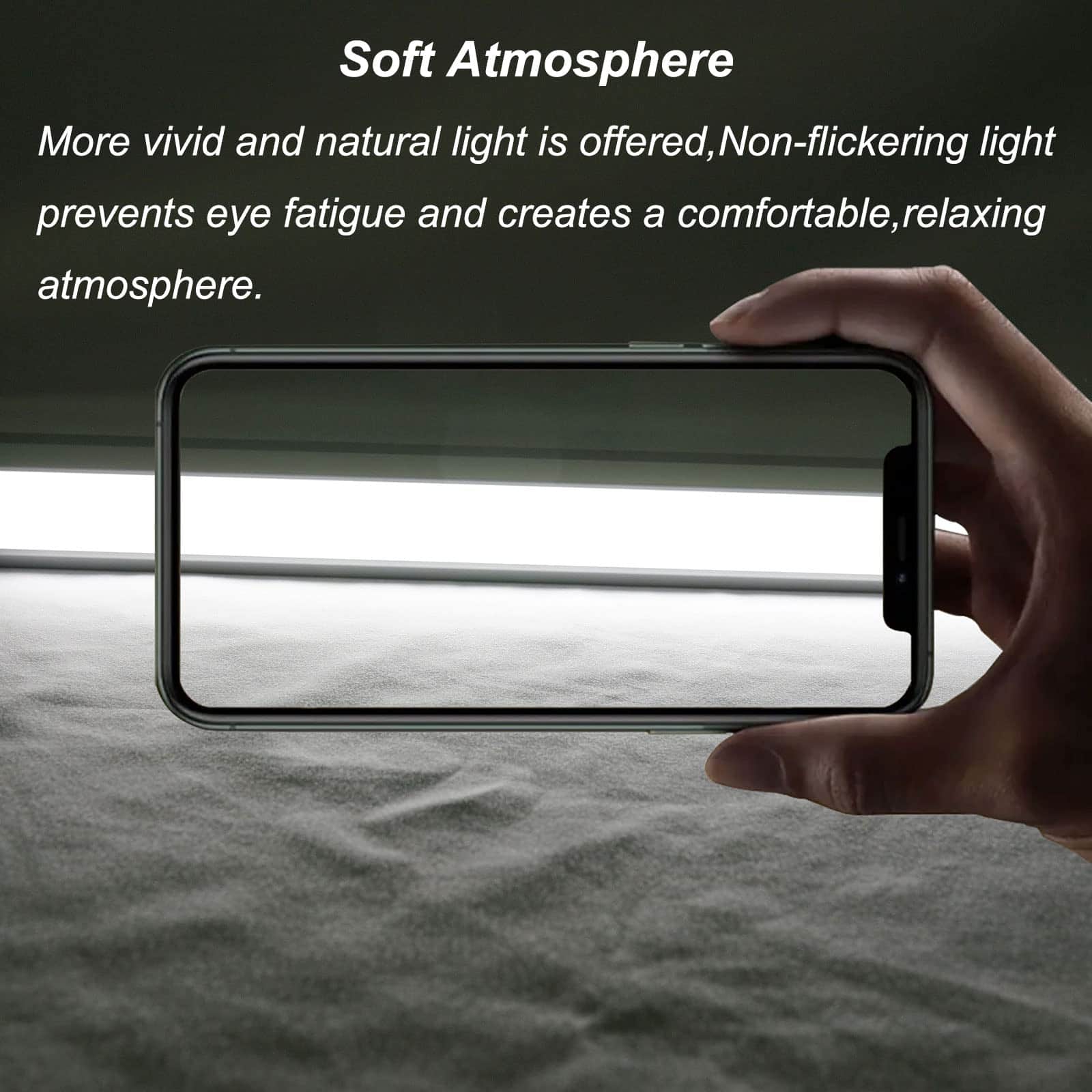 Barra de luz interior LED DUNTUO con sensor de movimiento - Imagen 5