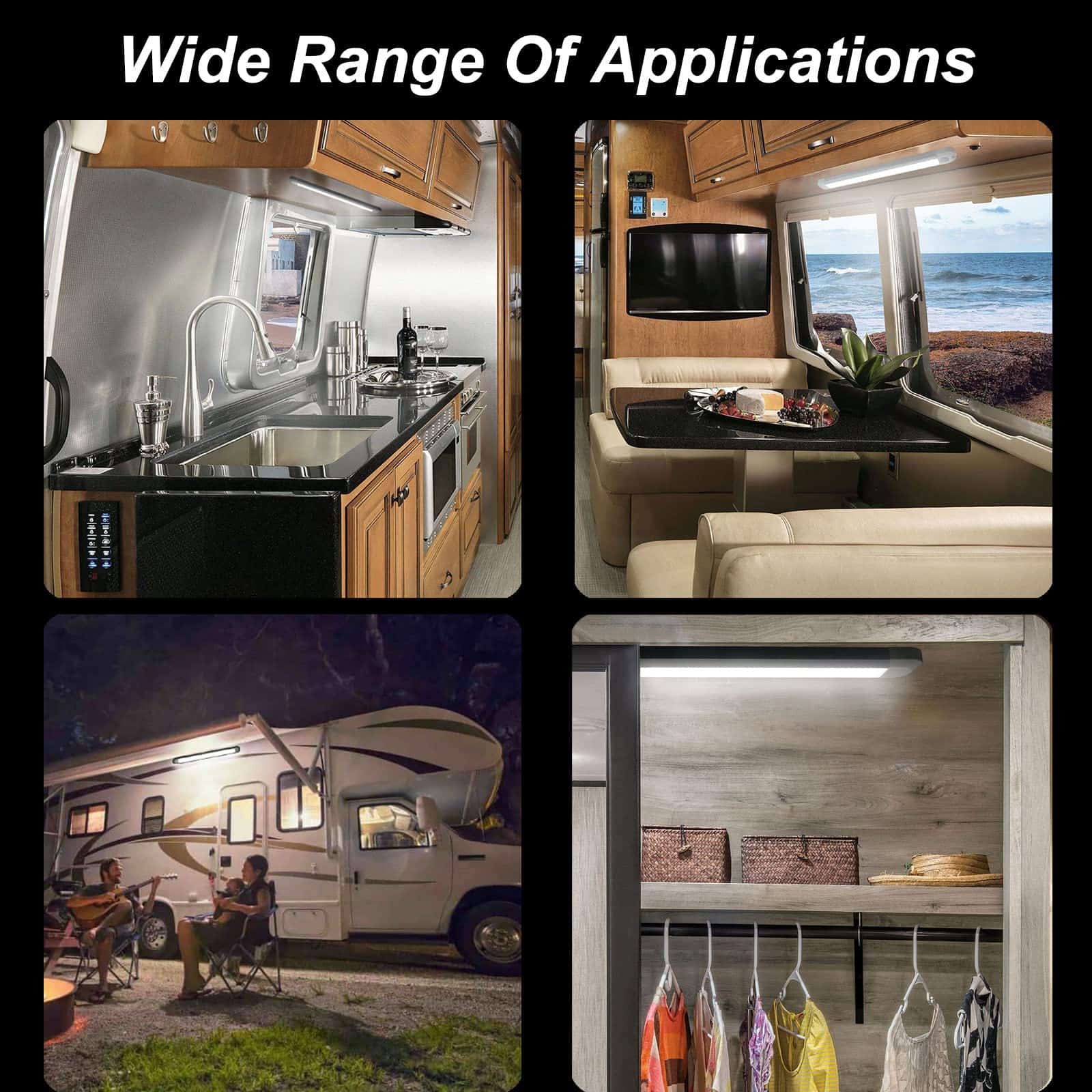 Barra de luz interior LED DUNTUO con sensor de movimiento - Imagen 6