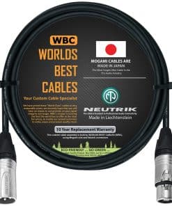 Cable de Micrófono Cuádruple Balanceado de 4 Pies POR