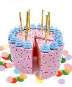 Juego de 6 Vasos para Beber Packed Party Piece of Cake;