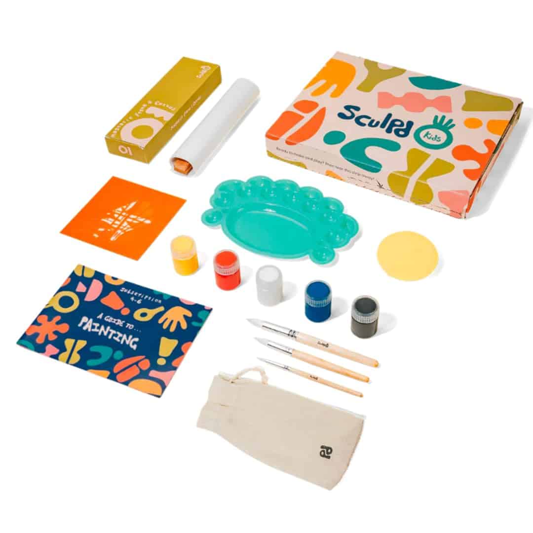 Kit de Pintura para Niños Sculpd, Set de Manualidades para