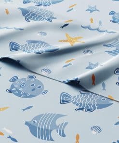 Juego de sábanas Queen de 4 piezas para niños con diseño de