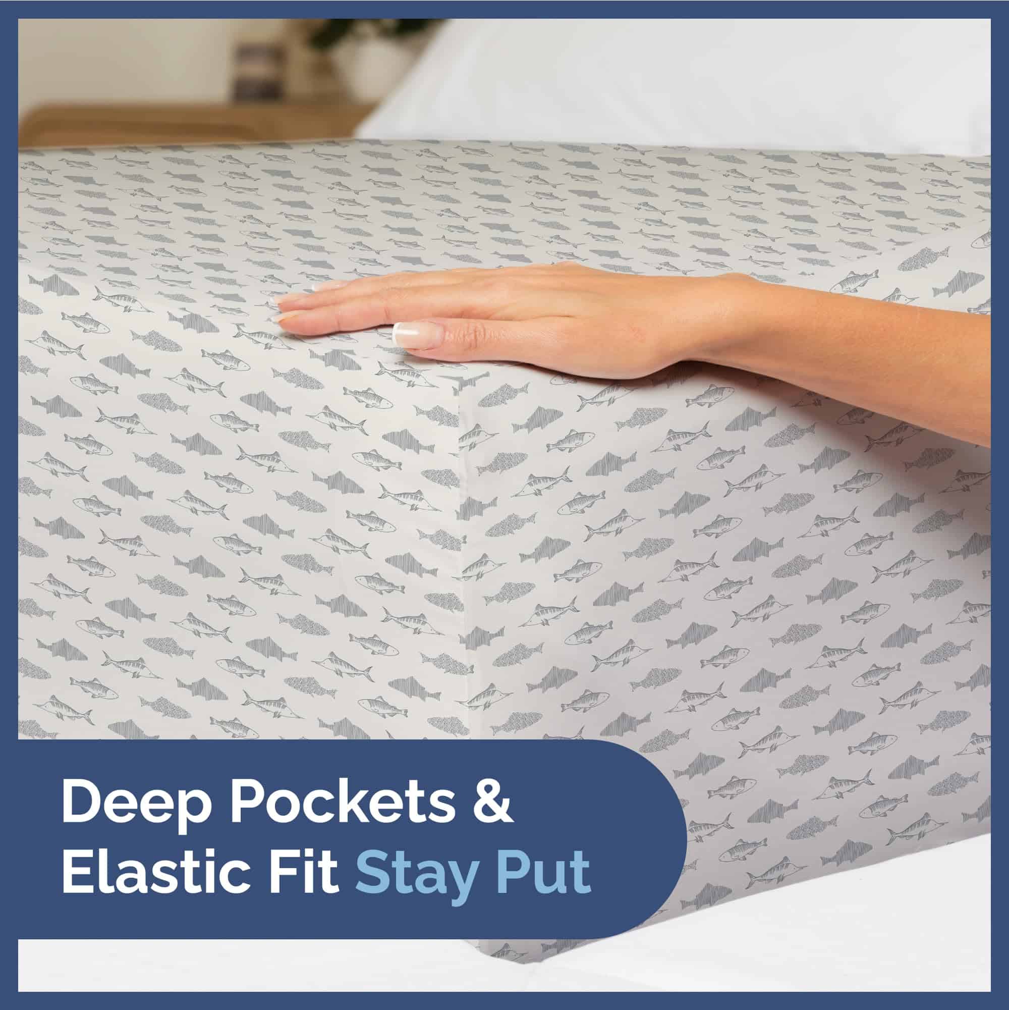 Juego de sábanas para niños Fish Queen de 4 piezas - Niños, - Imagen 7