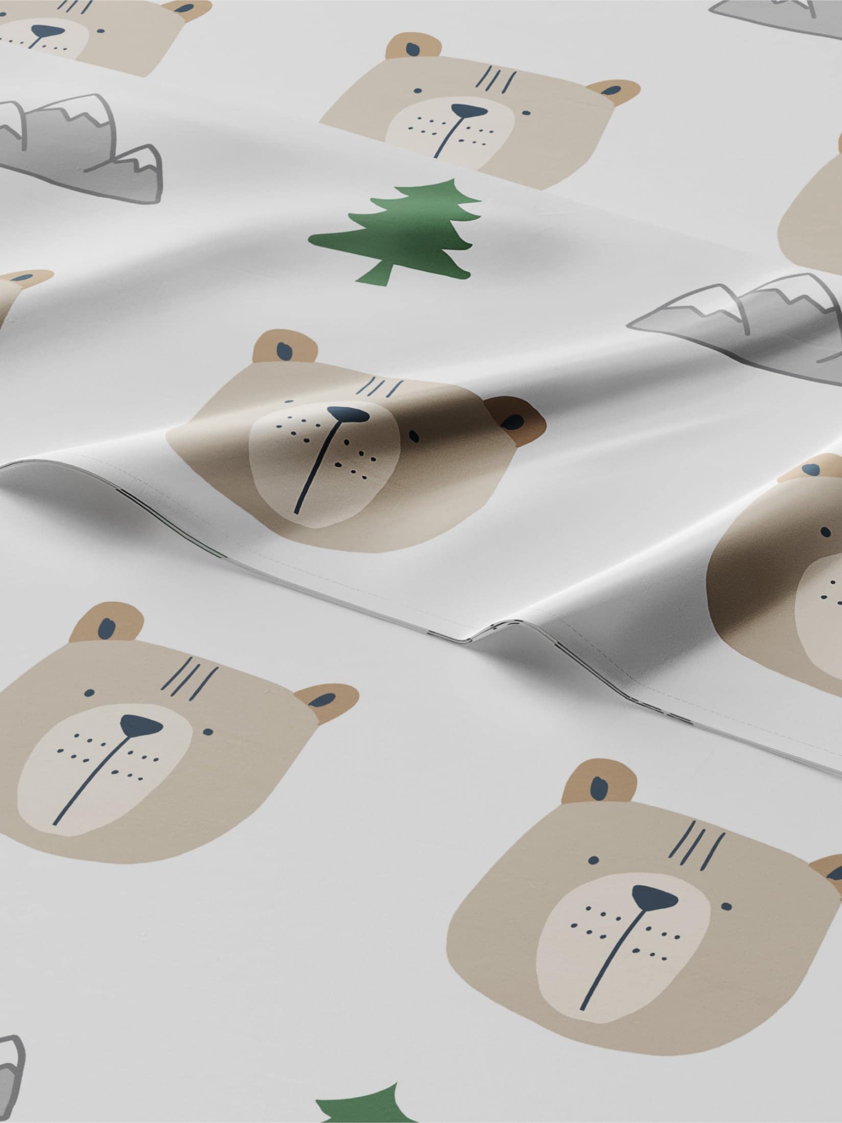 Juego de sábanas para Queen Bears para niños - Boys, Girls,