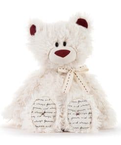 Peluche DEMDACO Cream y Rojo de 16 x 6.5 x 5 Pulgadas de