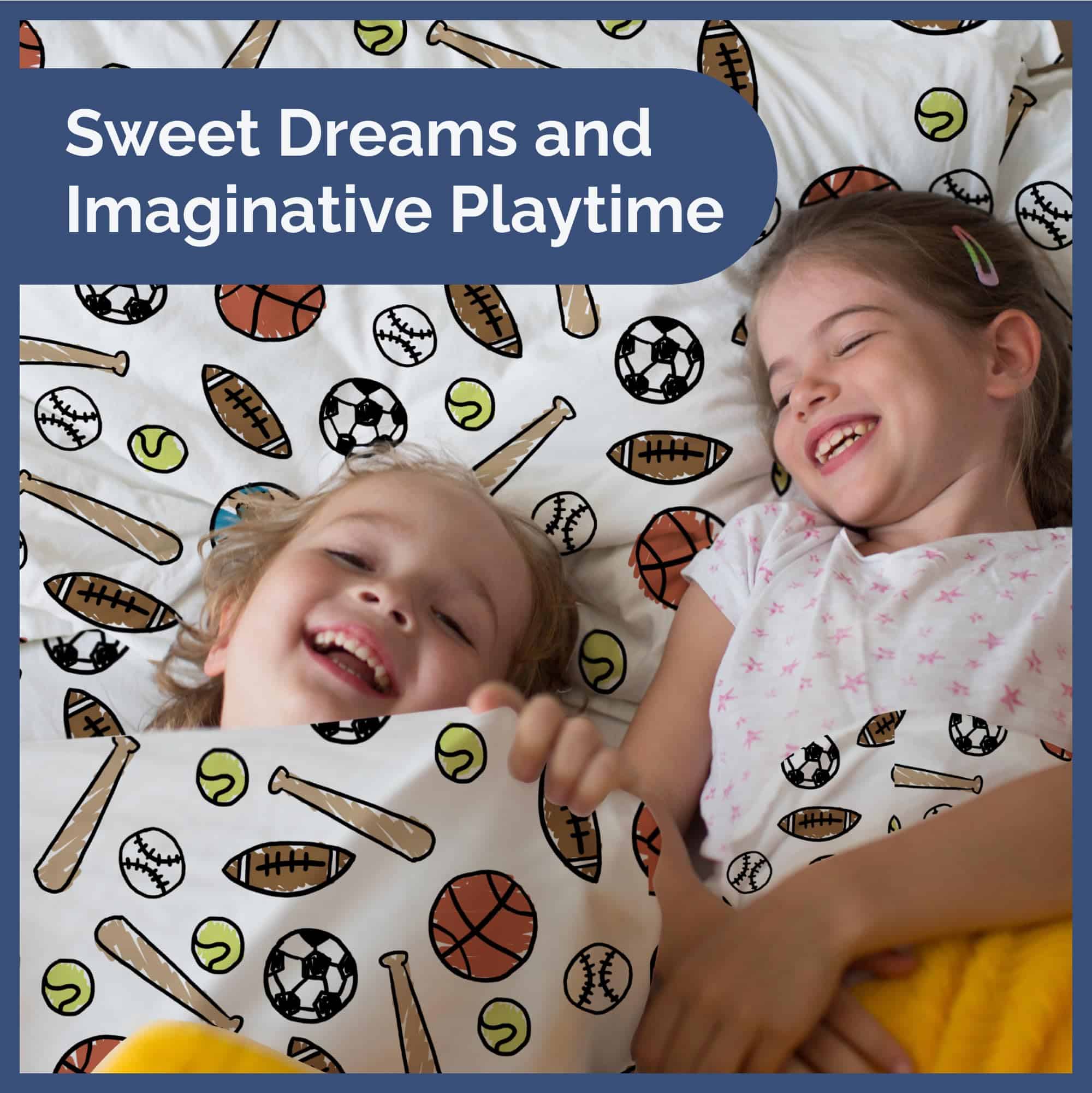 Juego de Sábanas de 4 Piezas para Niños Deportivos Reina - - Imagen 8