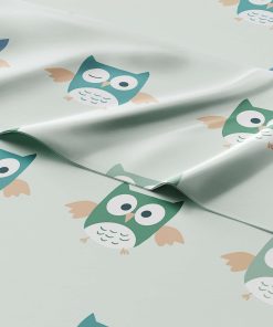 Juego de Sábanas Queen de 4 Piezas para Niños Búhos -
