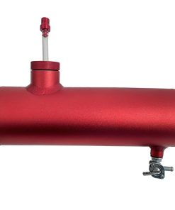 SJVLXHI Tanque de Gas Rojo Cilíndrico de Aluminio 10" Para