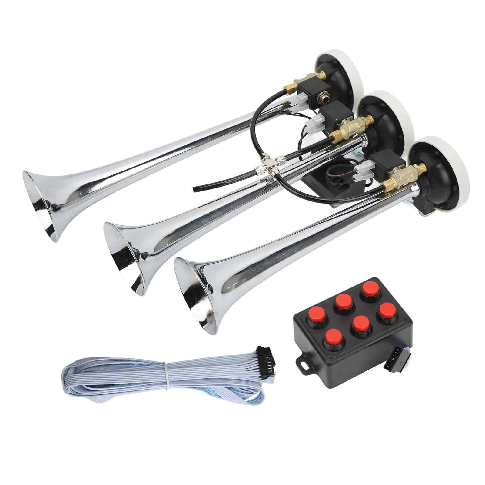 Trompeta Musical Car 3, DC 12V/24V Sonido Súper Fuerte