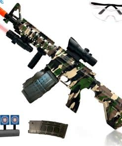 ZoffyFabrizio Pistola lanzadora de bolas de gel de espuma,