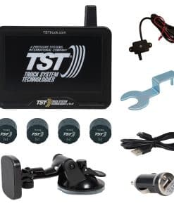 Sistema TPMS de 4 Sensores de Presión de Neumáticos para RV