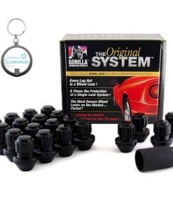 Gorilla Automotive Locking Lug Nuts 96643BDX, Juego de 20