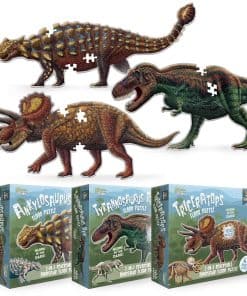 Paquete de rompecabezas de dinosaurios Tyrannosaurus Rex,