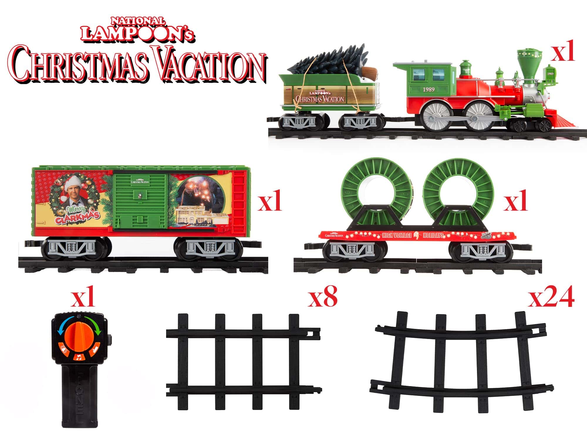 Set de Tren de Juguete con Pilas de Navidad de Lionel, con - Imagen 3