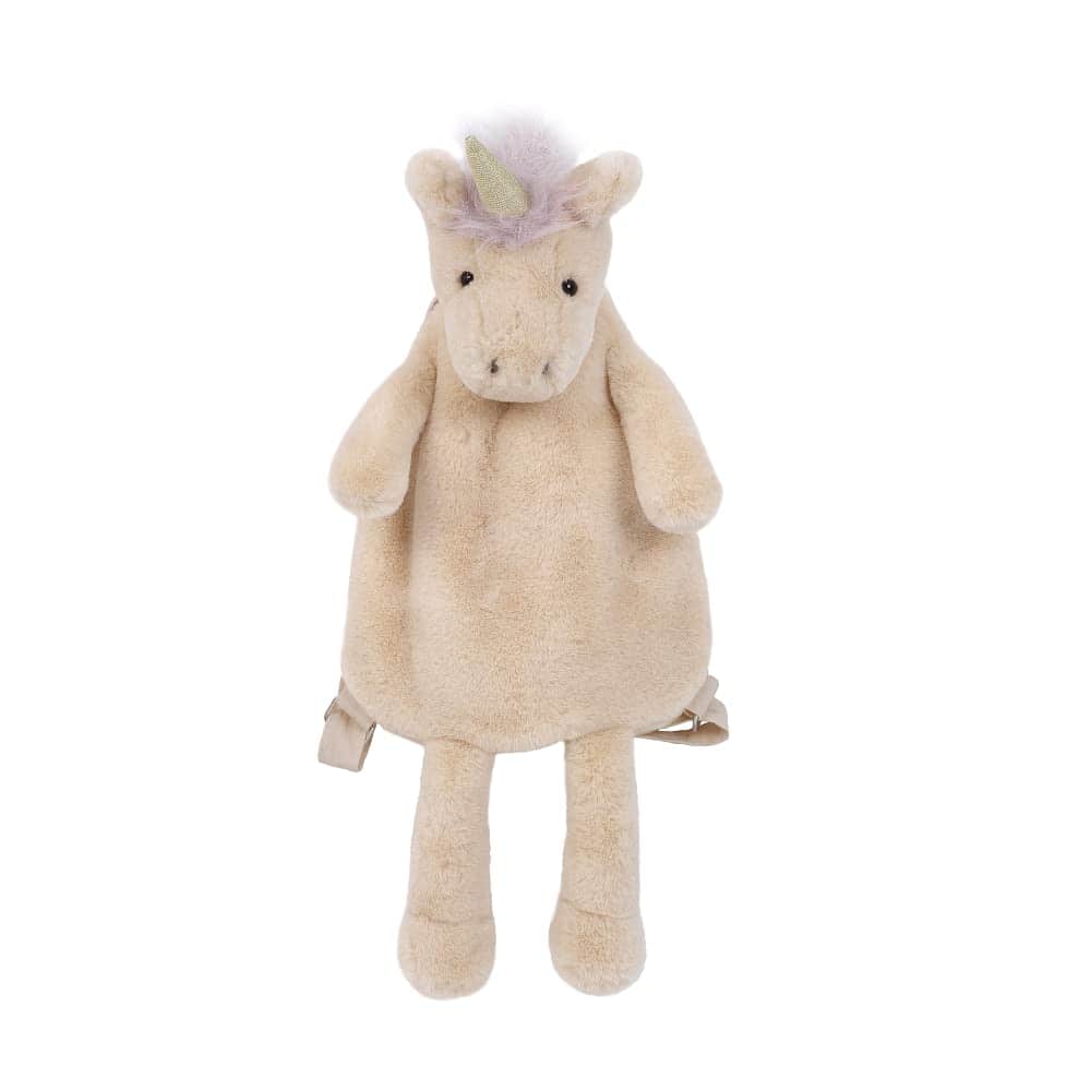 MON AMI Luna The Unicorn Soft Plush Backpack 21" Mochila