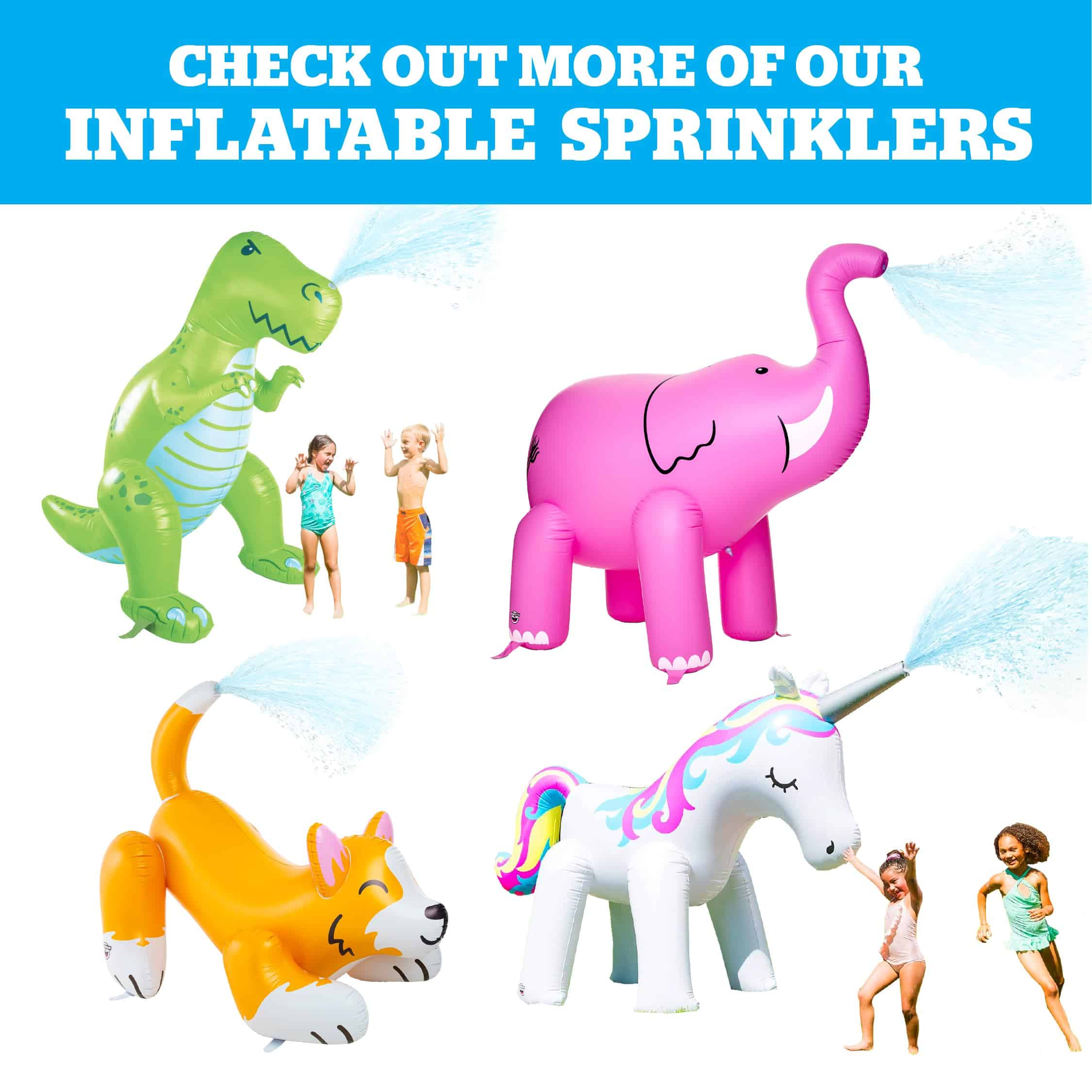 BigMouth Inc. Gigante Moose Ring Toss Inflable Rociador, - Imagen 6