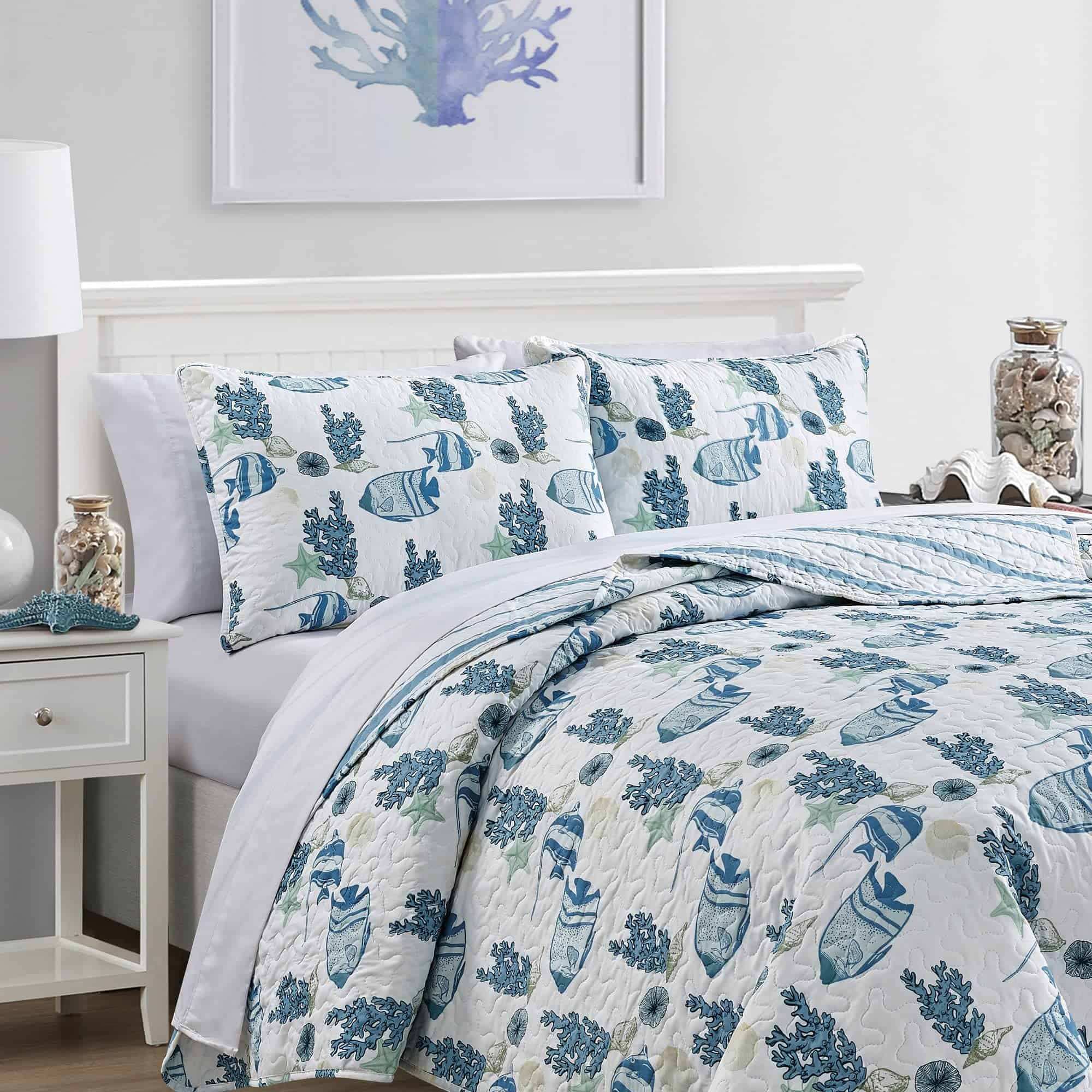 Juego de edredón costero Market & Place de 3 piezas tamaño