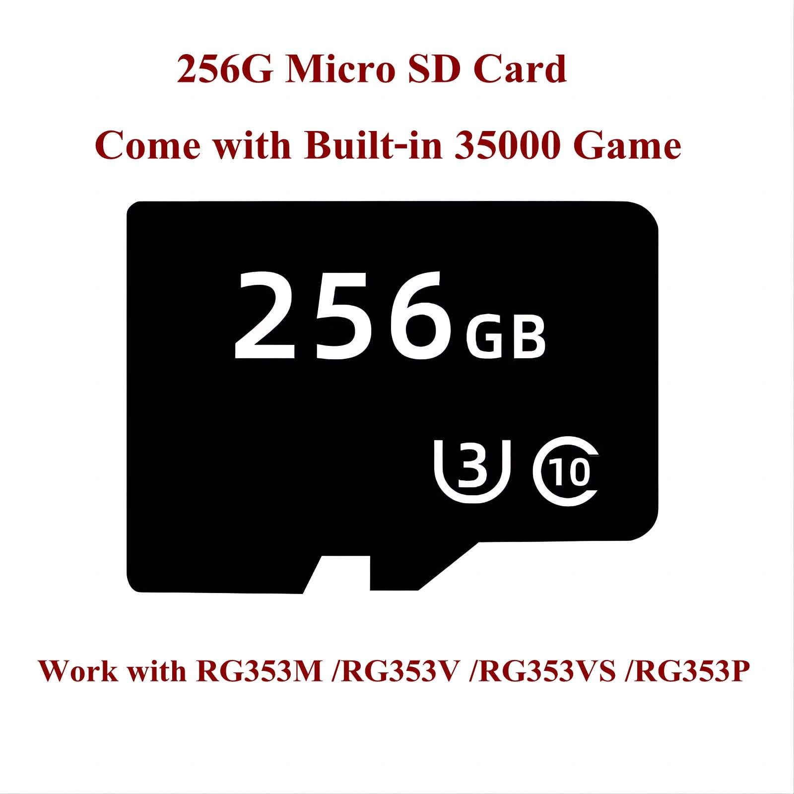 Tarjeta Micro SD de 256G con 35000 Juegos Integrados para - Imagen 3