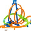 Set de Pista Hot Wheels, Epic Crash Dash con 5 Zonas de
