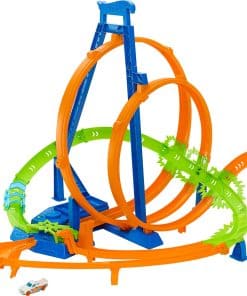 Set de Pista Hot Wheels, Epic Crash Dash con 5 Zonas de