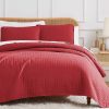 Juego de Colcha para Cama Twin Southshore -Rojo Chile