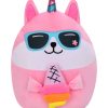 Almohada de Felpa iscream Sunny Day Corgicorn de 18" con