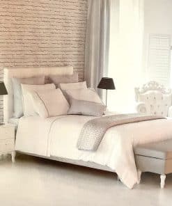 Juego de Sábanas Givi Lulu Italy 4 Piezas Sólido Blanco con