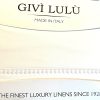 Juego de sábanas Givi Lulu Italy 4 piezas -Blanco