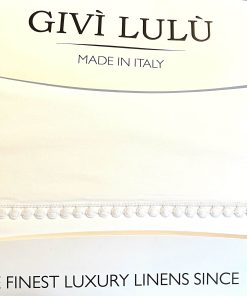 Juego de sábanas Givi Lulu Italy 4 piezas -Blanco