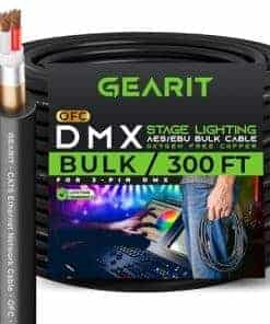 Cable para Iluminación de Escenario GearIT DMX, 300 pies de