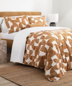 Juego de Edredón de Algodón Percale Estampado Shapes Nate