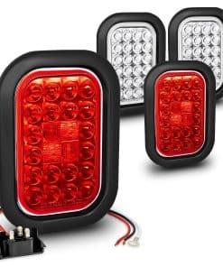 Kit de luces traseras LED TRUE MODS 2 Rojas + 2 Blancas 5x3