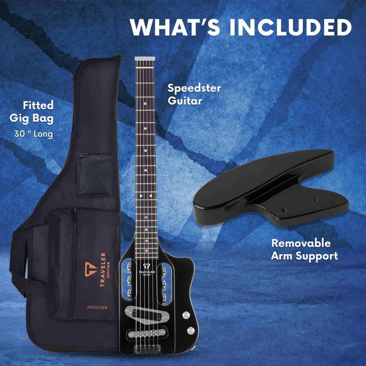 Guitarra Eléctrica de Viaje Traveler Speedster | Negro - Imagen 5
