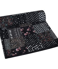 Colcha Kantha Patchwork DecorAvenue, Cobertor, Cubierta de