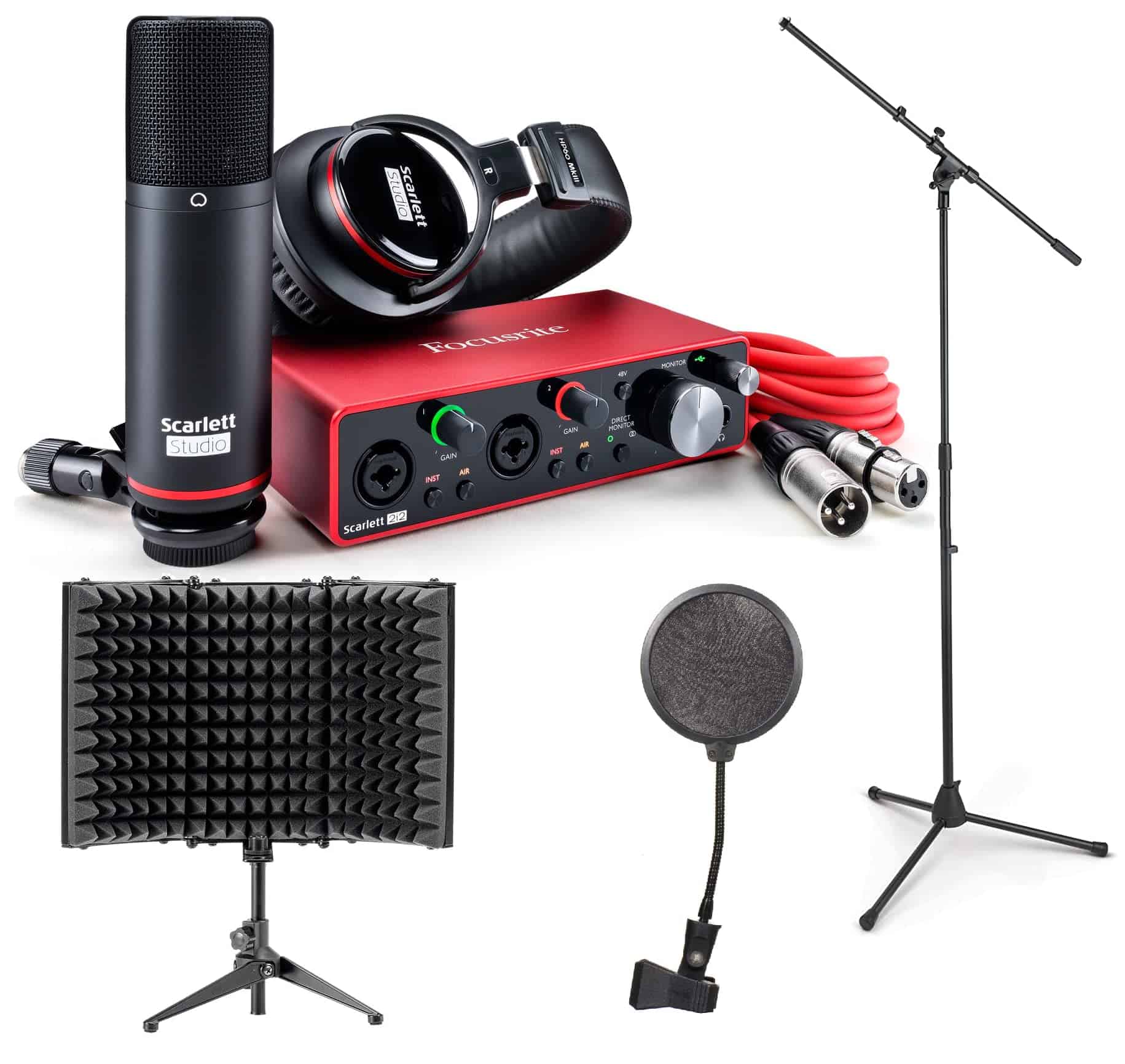 Kit de Grabación Vocal por BRENDAZ con Interfaz de Audio