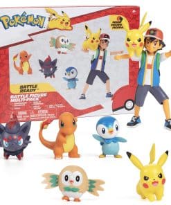 Set de Figuras Pok�mon Listo para la Batalla, 6 Piezas -