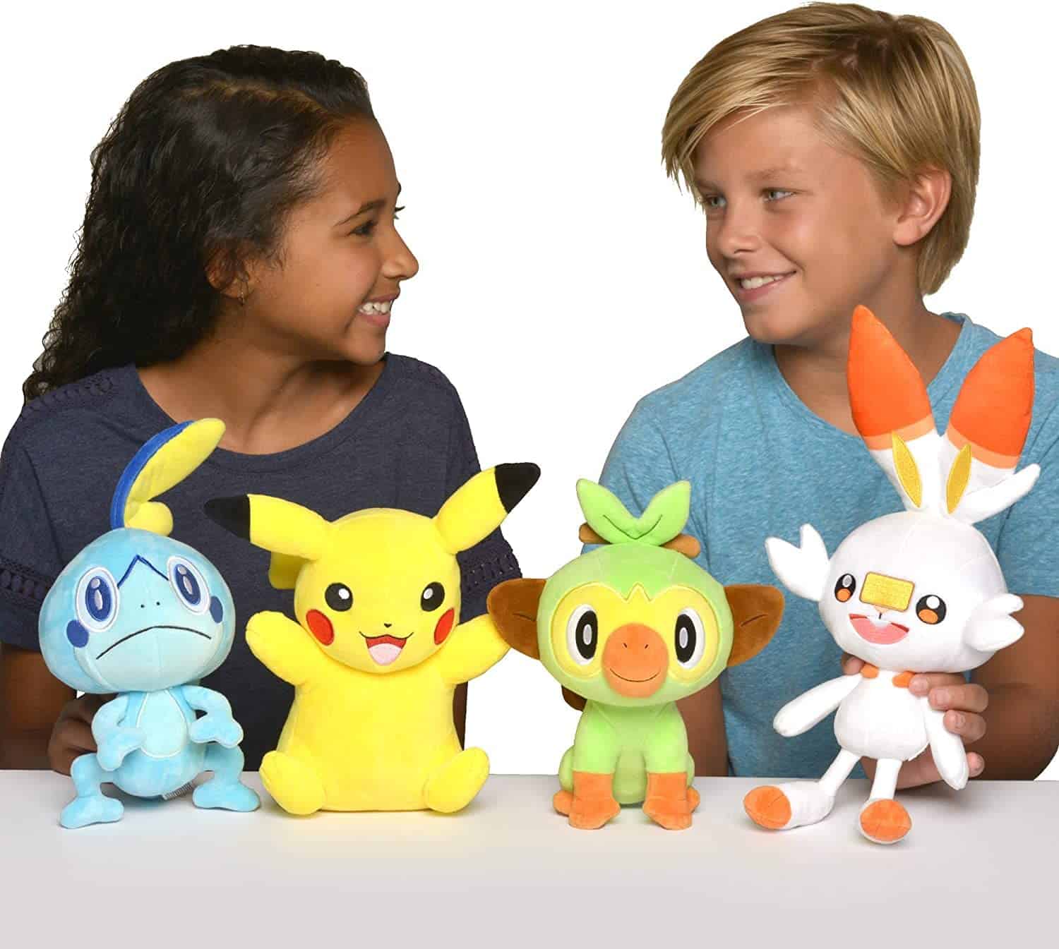 Paquete de 3 peluches Pokemon 8" Grookey, Sobble y - Imagen 10