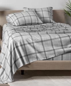 Juego de sábanas twin XL Bare Home - Tamaño -Tartán Escocés