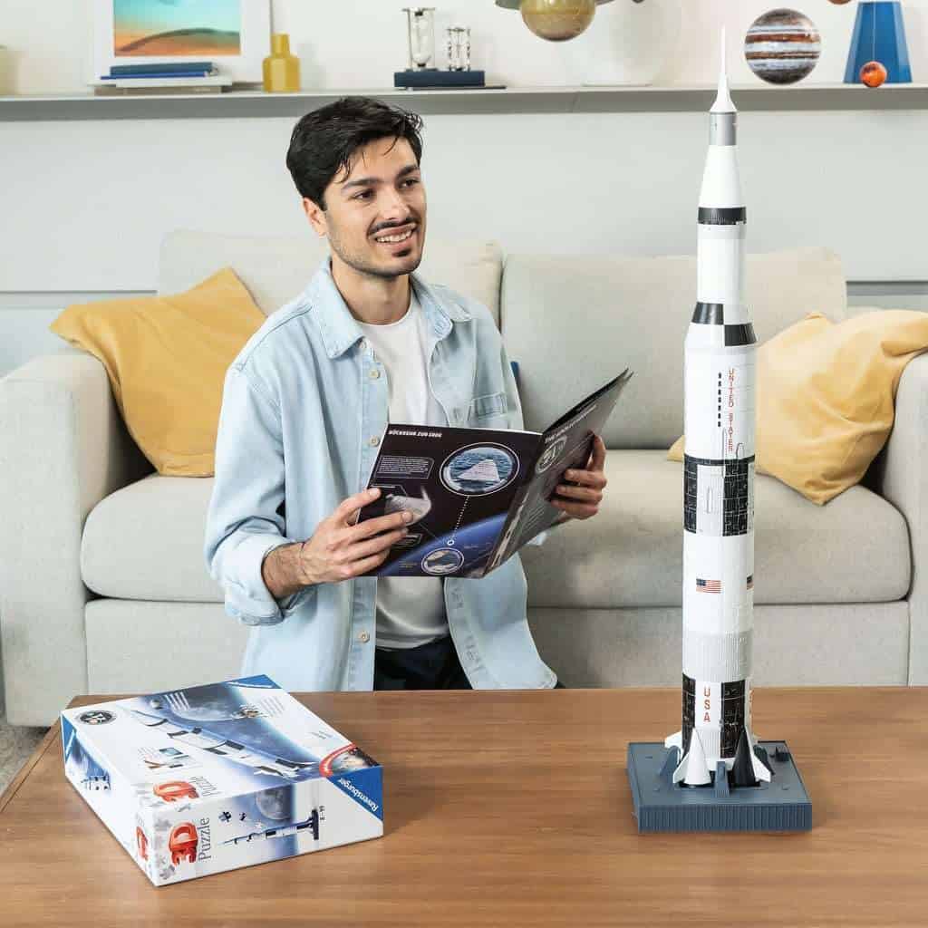Rompecabezas 3D Ravensburger Apollo Saturn V Rocket Edition - Imagen 7